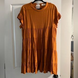 Aura Burnt Orange Shift Dress, barely worn